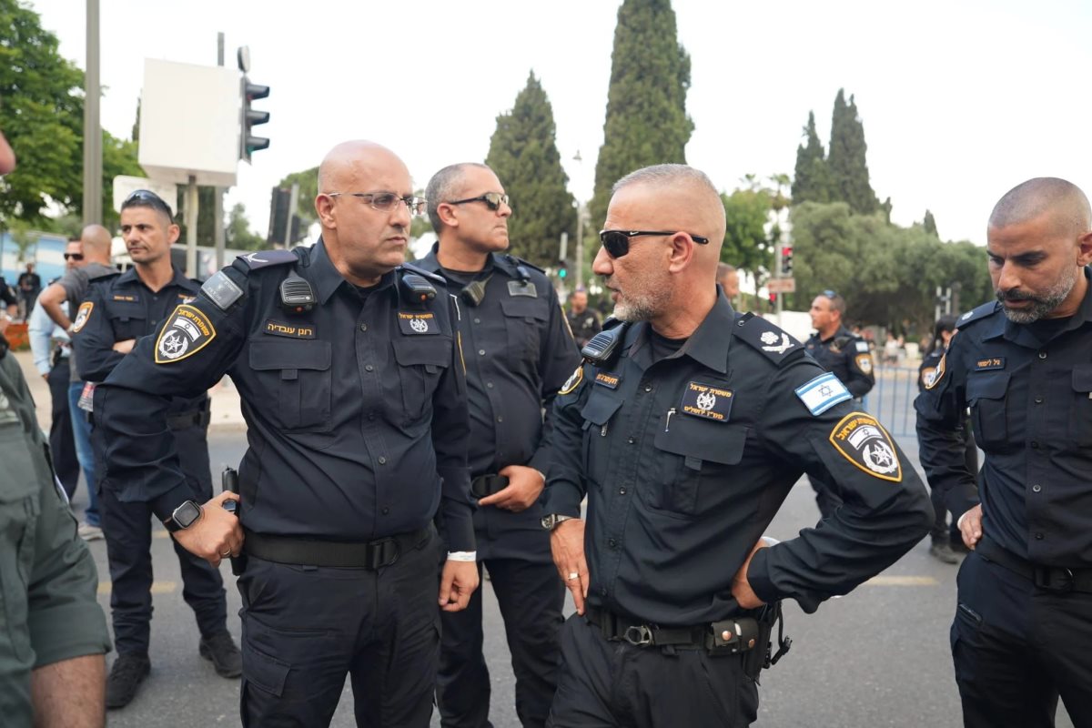 היערכות המשטרה בירושלים (ארכיון). צילום: דוברות המשטרה