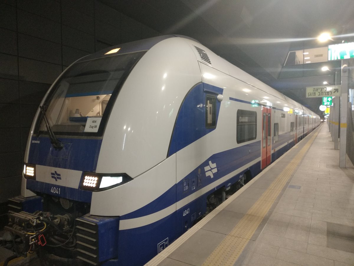 תחנת הרכבת יצחק נבון בירושלים. צילום: רועי ינקלוביץ