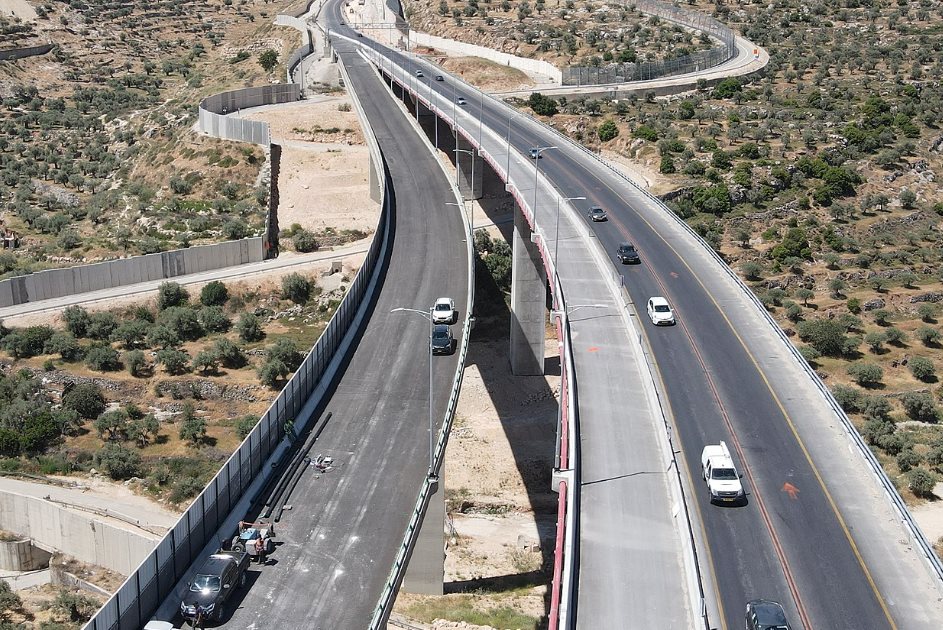 כביש המנהרות. צילום: שבתשתיות - תיעוד פרויקטים בתחבורה