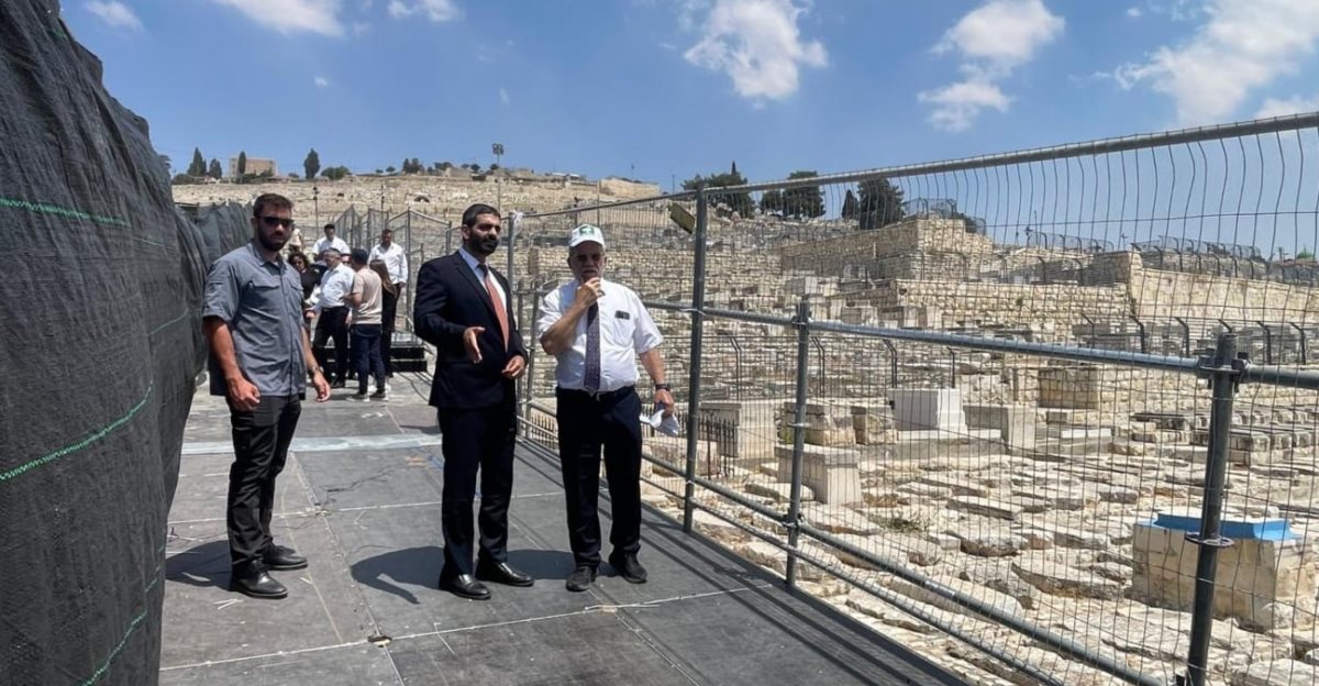 הר הזיתים. ההכנות להילולה