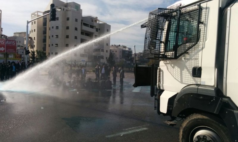 הבואש בפעולה (ארכיון). צילום: דוברות המשטרה