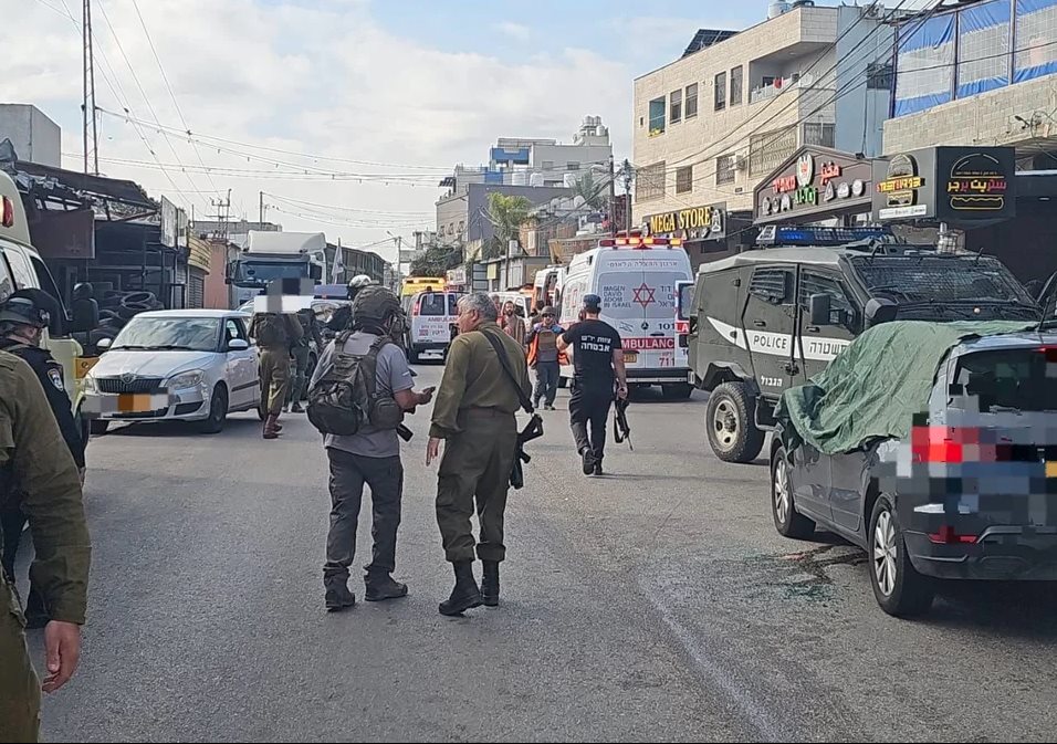 זירת הפיגוע בפונדוק. צילום: תיעוד מבצעי מד&quot;א