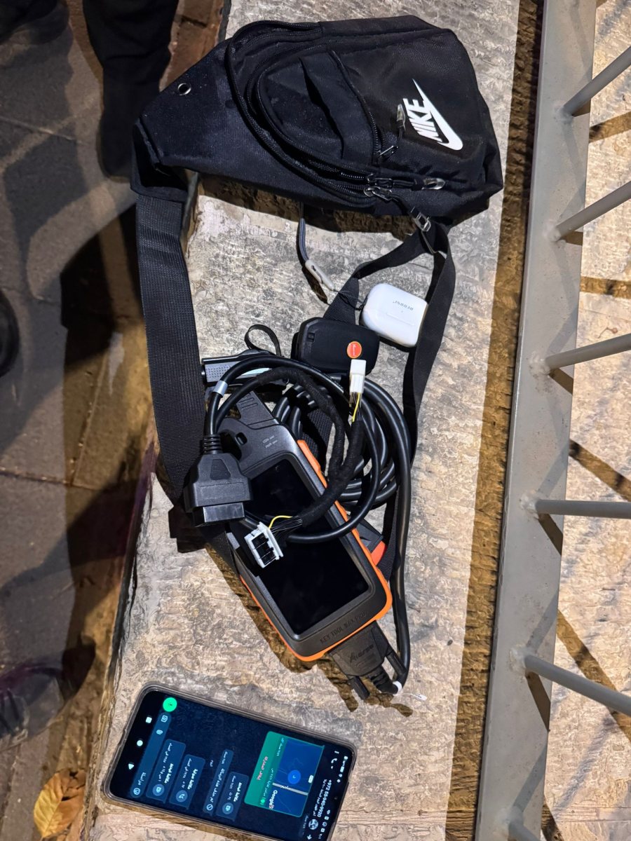 ציוד הפריצה שאותר ברשות החשוד | בטחון רוממה ציוד הפריצה שאותר ברשות החשוד | בטחון רוממה