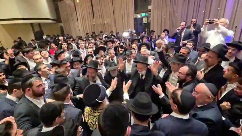 חתונת נכדת הרב יצחק כהן. מ מיכאלי