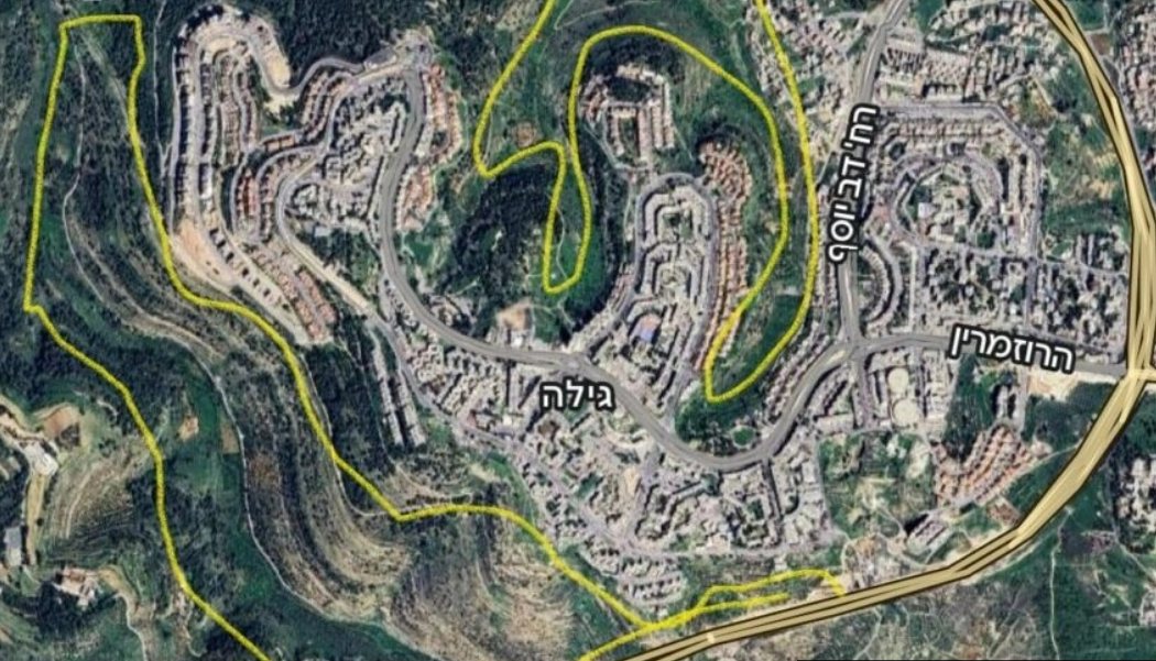 המפה שפרסם קינג