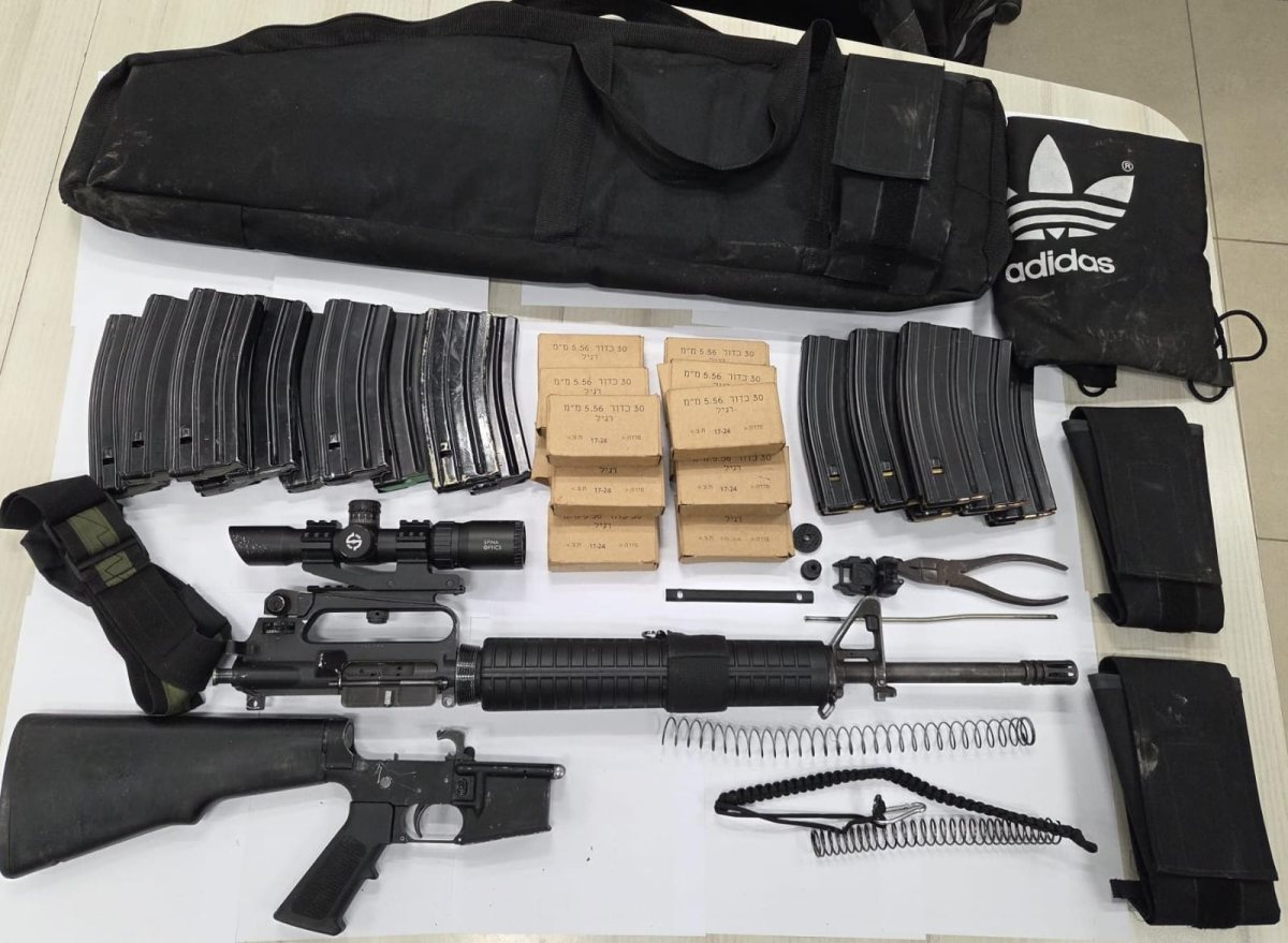 חלק מכמות הנשק | דוברות המשטרה