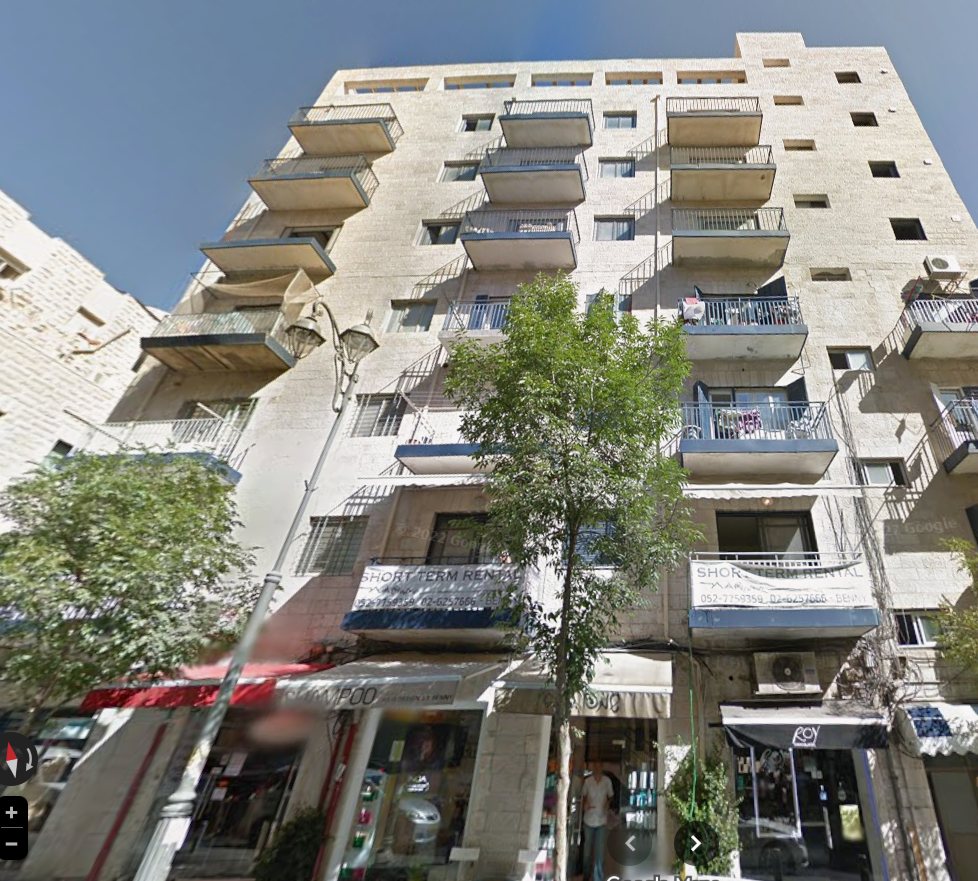 הבנין ברחוב הלל | גוגל מפות