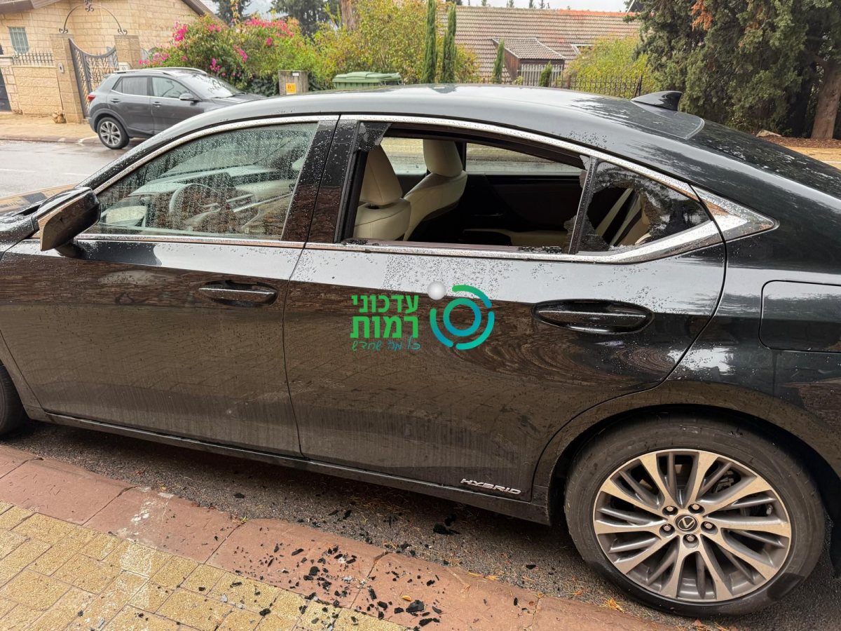רכב הלקסוס אליו פרצו בשכונת רמות | עדכוני רמות