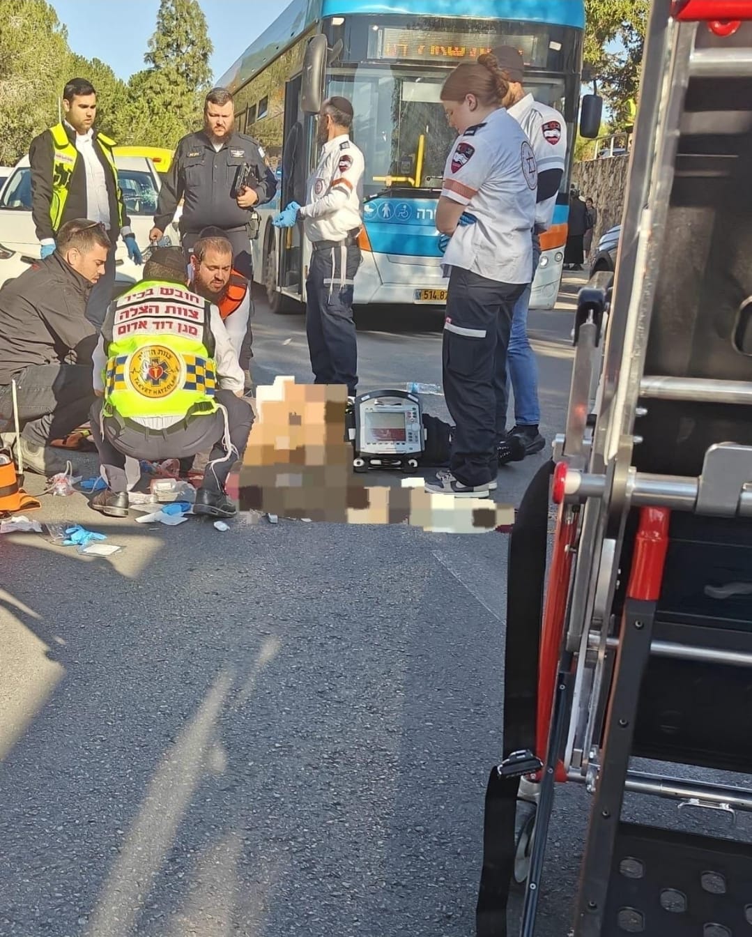 זירת התאונה הקשה| איחוד הצלה