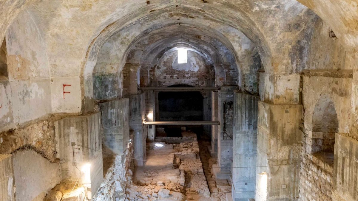 קטע מהחומה החשמונאית | רשות העתיקות