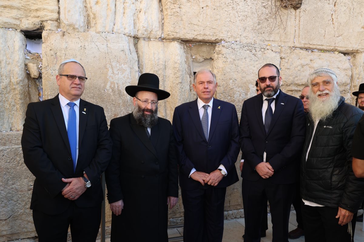 שר החוץ הארגנטינאי | הקרן למורשת הכותל