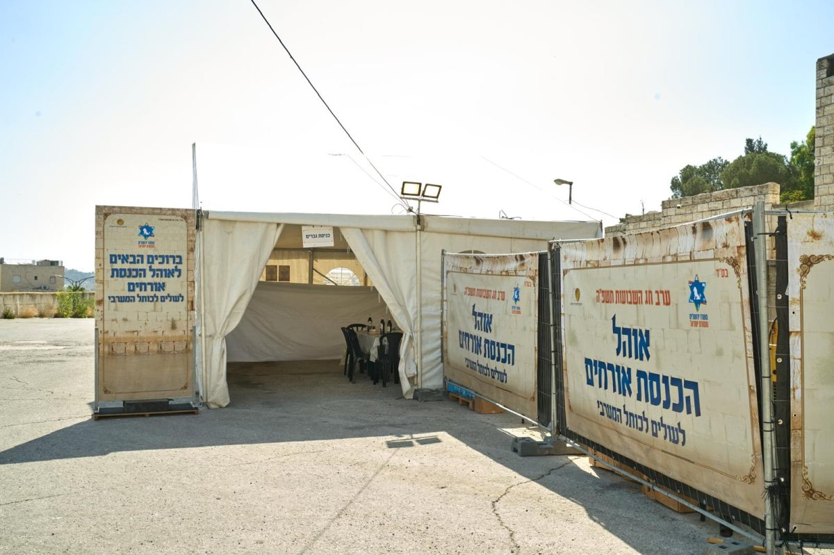 אחד המתחמים בדרך לכותל