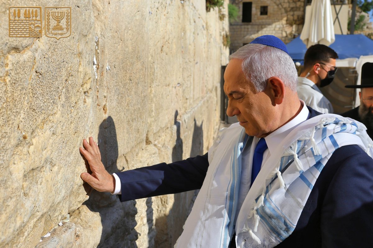 נתניהו שוב בכותל | הקרן למורשת הכותל