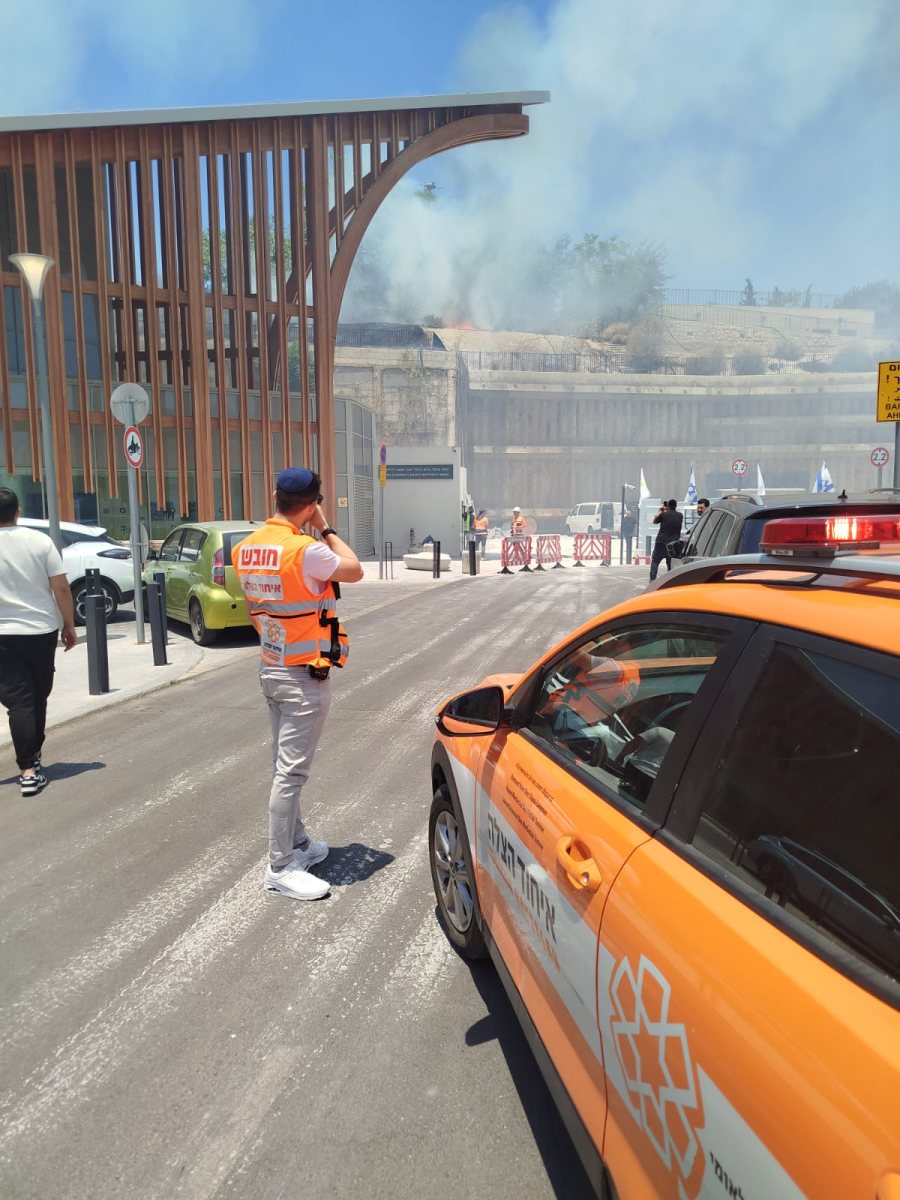 השריפה הנוספת בשערי צדק | איחוד הצלה