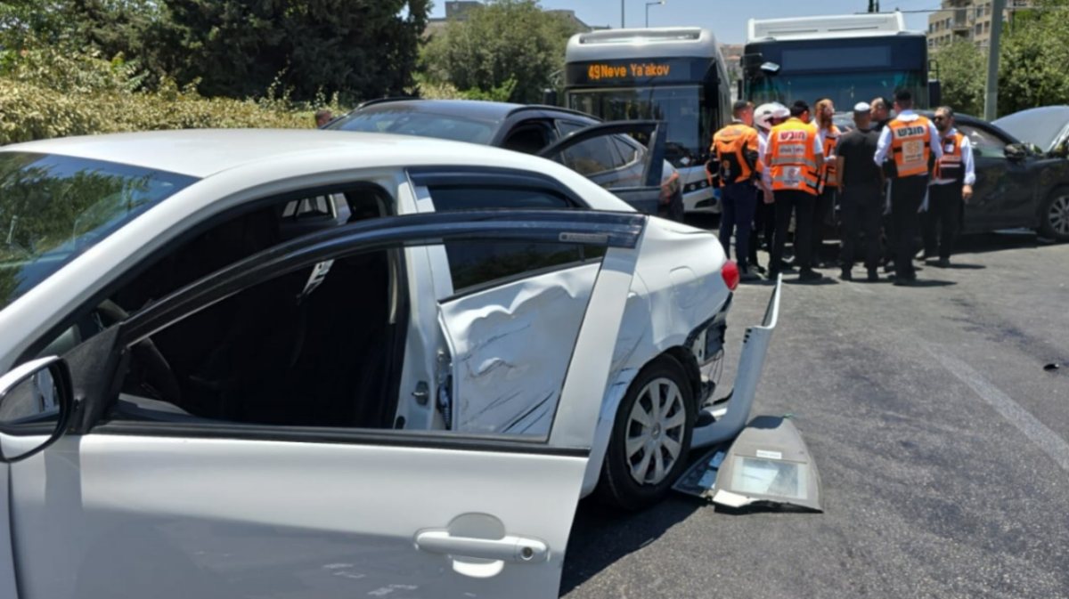 זירת התאונה | איחוד הצלה זירת התאונה | איחוד הצלה