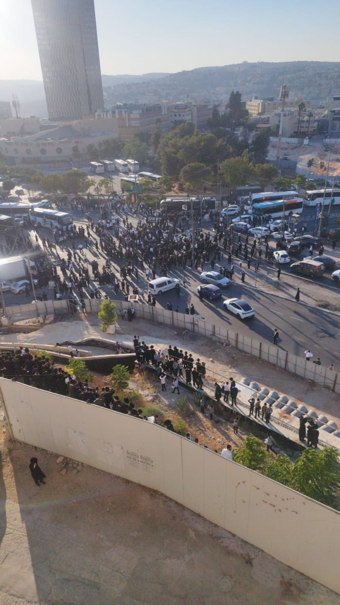 ההפנה בצומת תמיר | צילום: ירושלים החרדית ההפנה בצומת תמיר | צילום: ירושלים החרדית