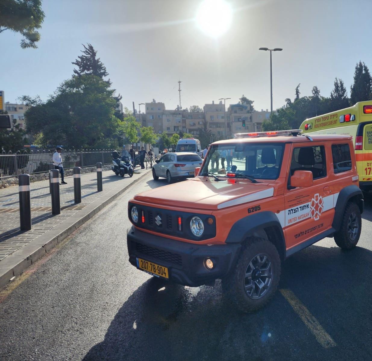 זירת התאונה הקטלנית | איחוד הצלה