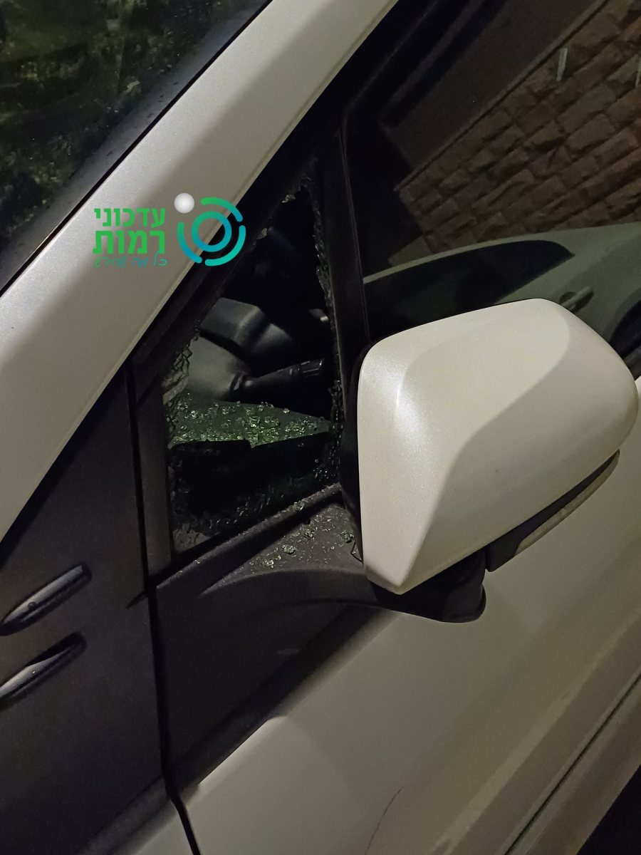 הרכב שנופץ בניסיון הגניבה בליל שבת | עדכוני רמות הרכב שנופץ בניסיון הגניבה בליל שבת | עדכוני רמות