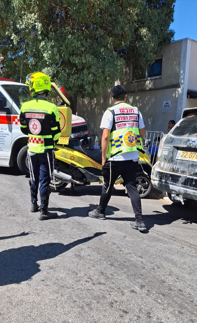 זירת הפיגוע | צוות הצלה