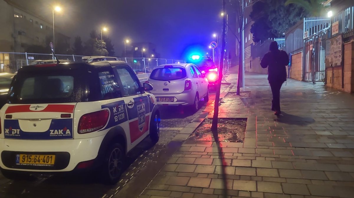 זירת האירוע במרכז הרב | זק"א