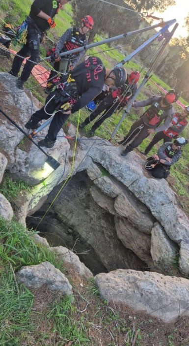 מציאת גופתו של צברי בבור העמוק | כבאות והצלה