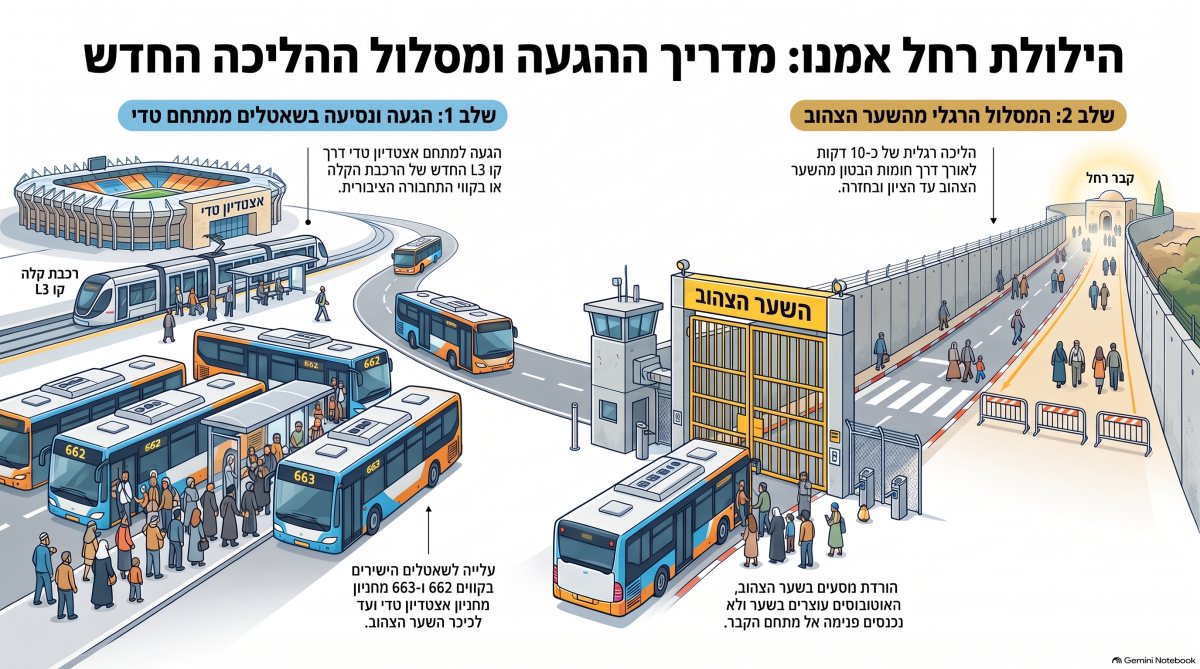 החידושים ודרכי ההגעה | עיבוד: ירושלים החרדית