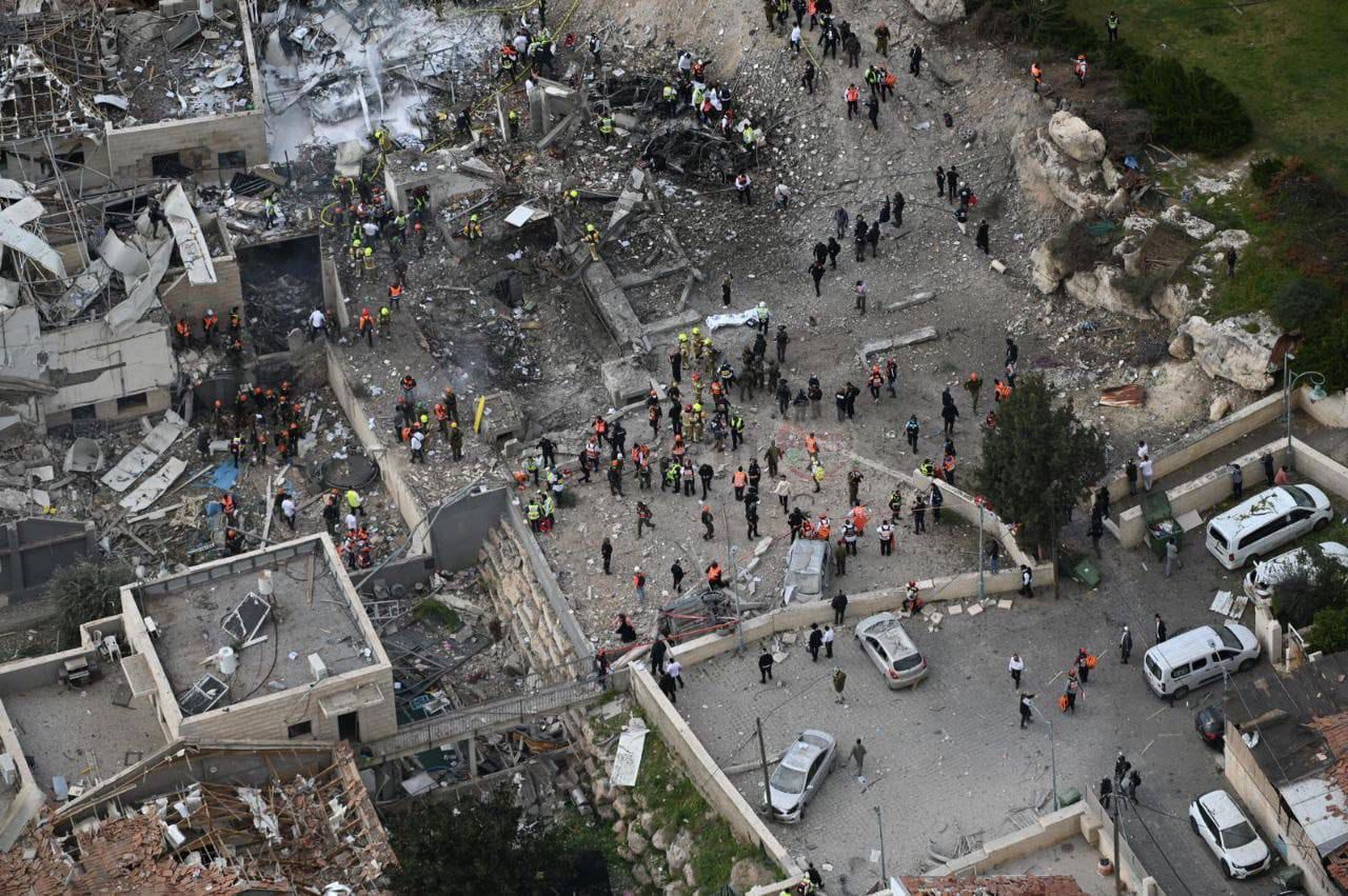 זירת האסון ממעוף הציפור | שימוש לפי סעיף 27א