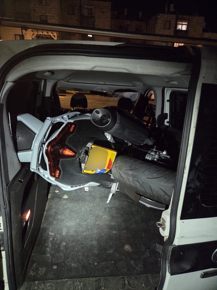 האופנוע המוסלק | דוברות המשטרה