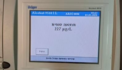 בדיקת האלכוהול | דוברות המשטרה