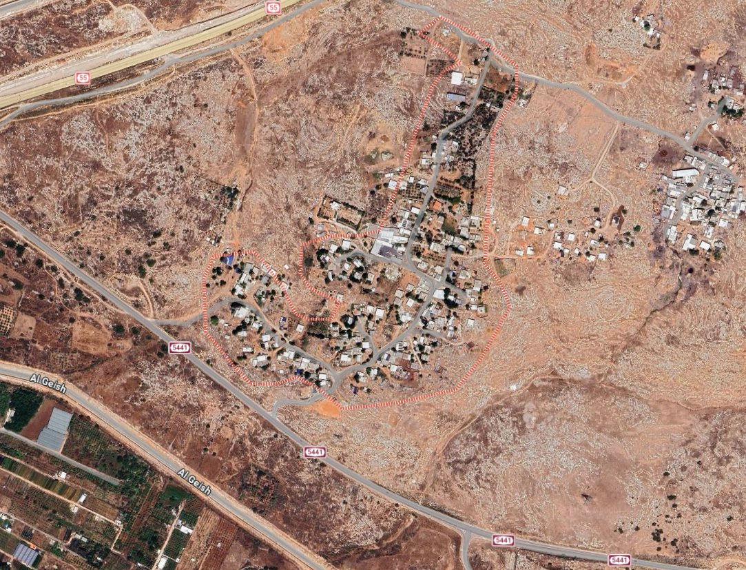 ערב א-רמאדין אל ג'נובי | גוגל מפות