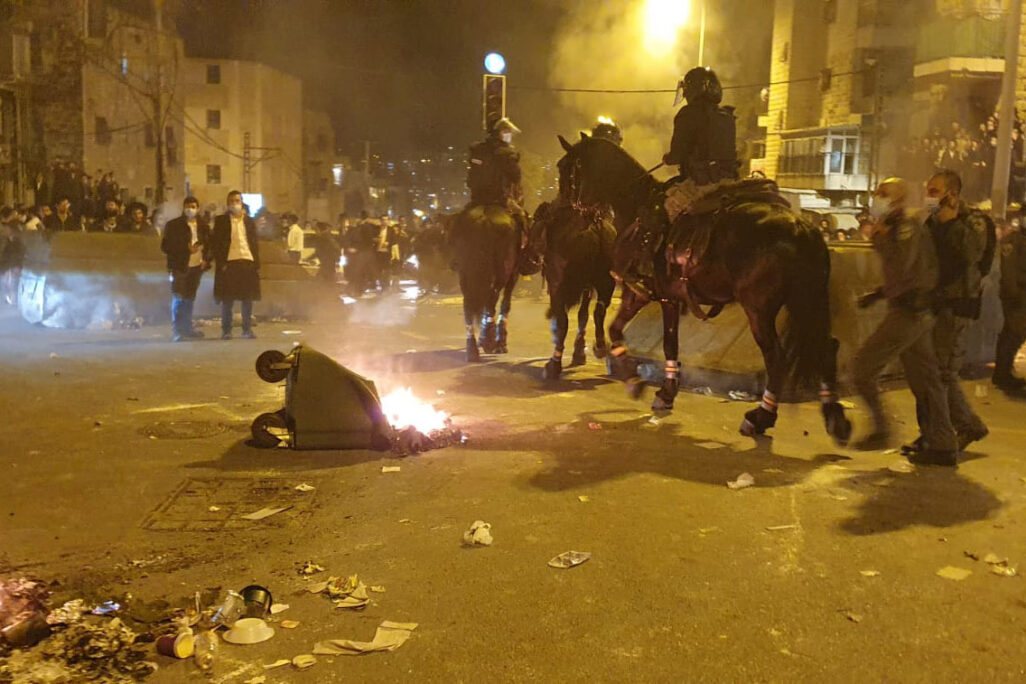 ההפגנות נגד הרכבת הקלה | דוברות המשטרה