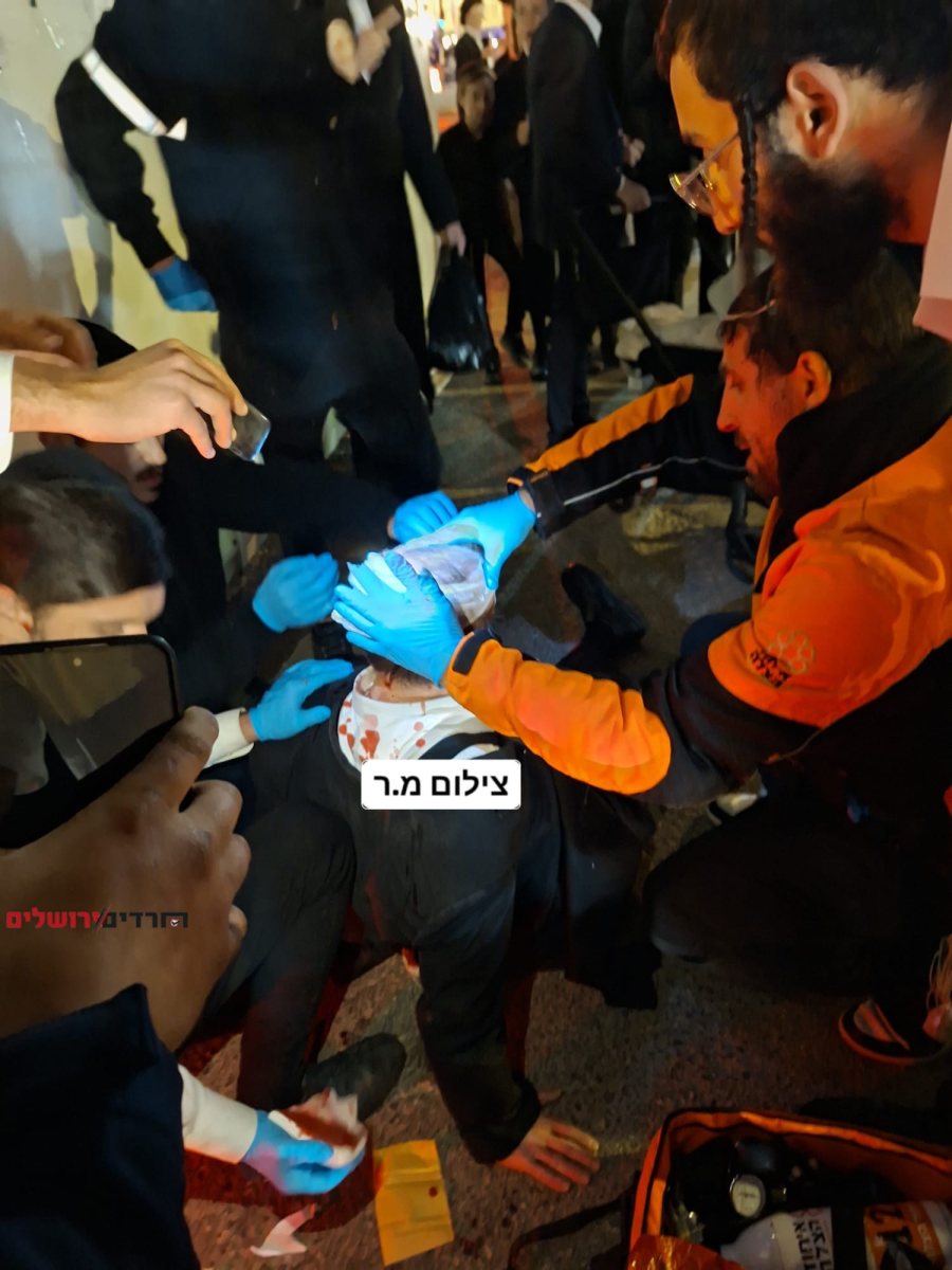 מפגין שנפגע בעימותים | מ.ר.