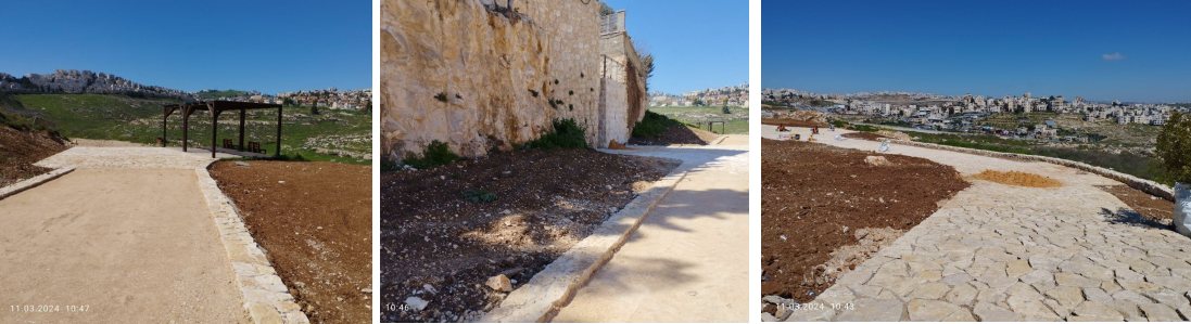 חלק מעבודות הפיתוח | הקרן לשיקום מחצבות