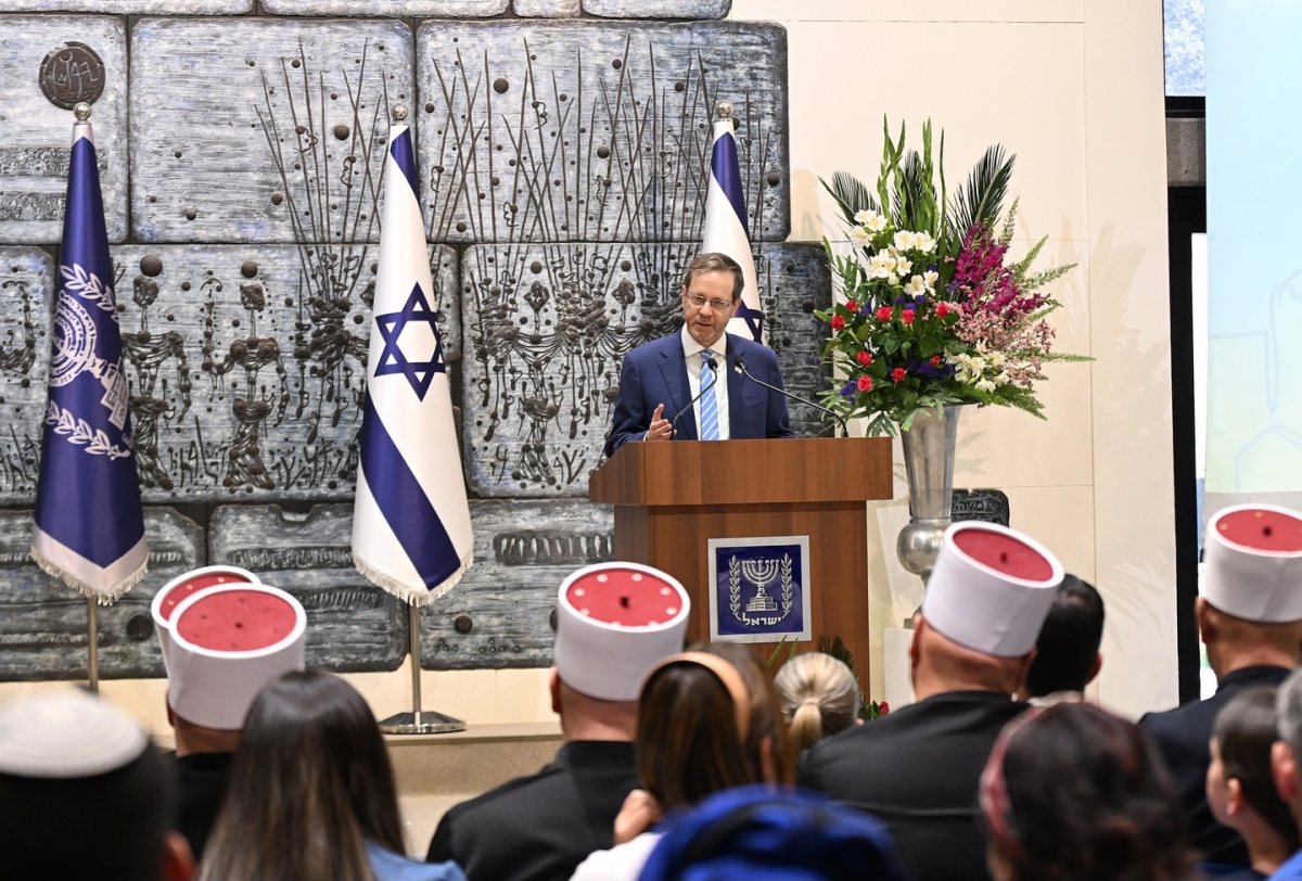 הנשיא בכנס האחדות | צילום: חיים צח/ לע״מ 