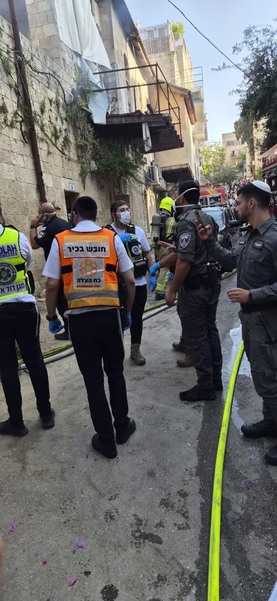 זירת השריפה | איחוד הצלה