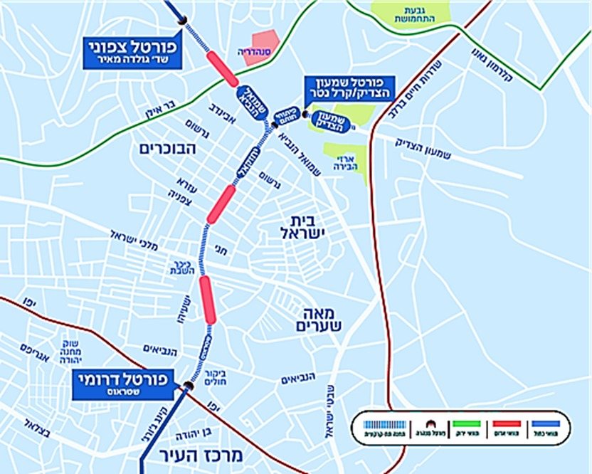 מפת העבודות | עיריית ירושלים