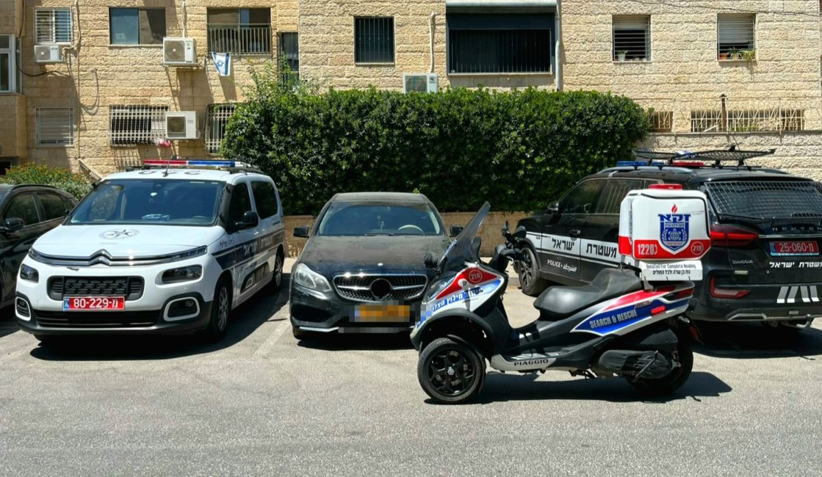 מהזירה ברחוב לייב יפה בירושלים | זק"א