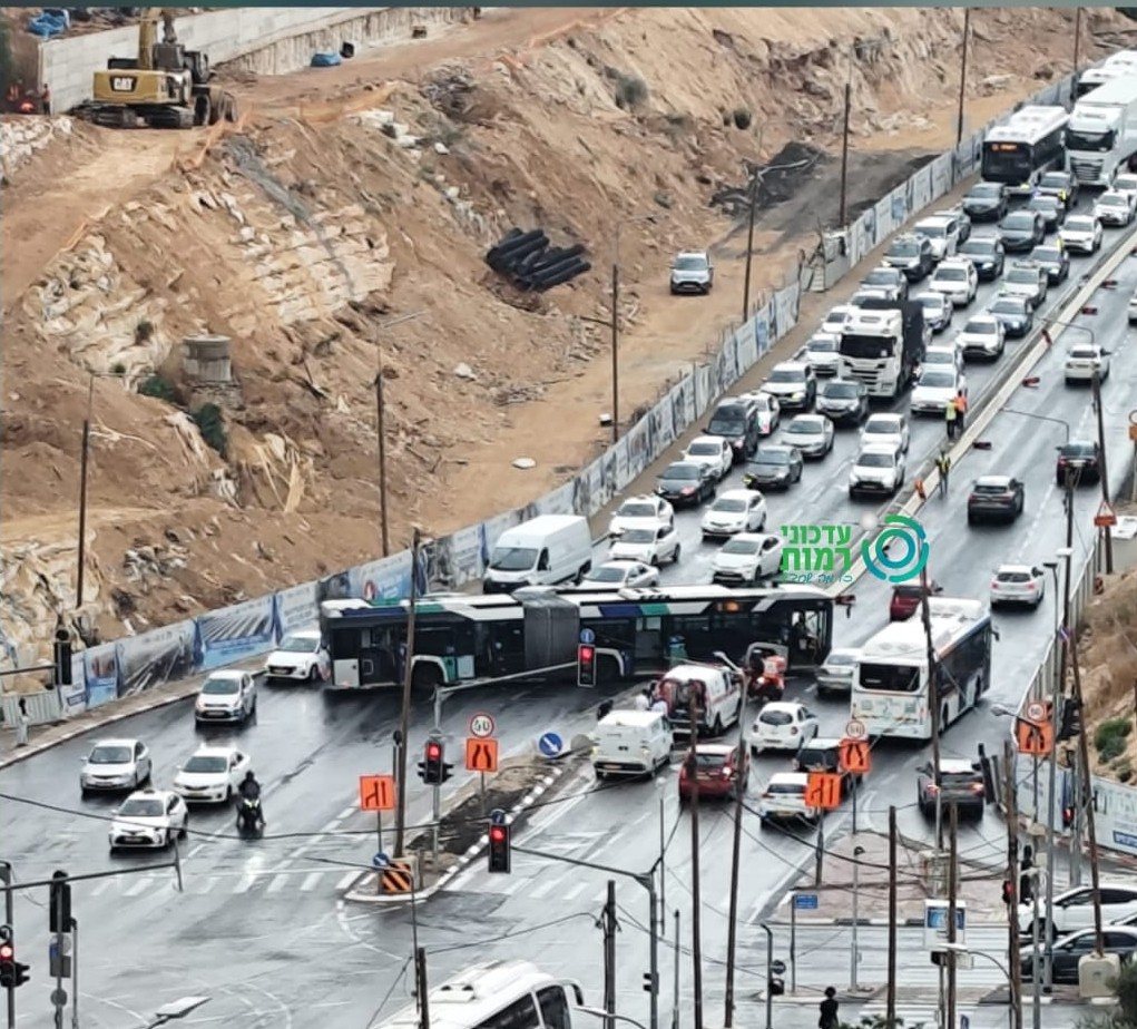 העומסים בציר גולדה מאיר | עדכוני רמות