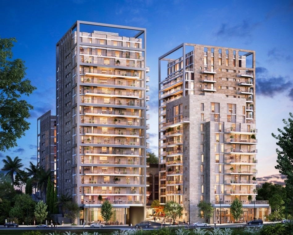 רובע מגורים רחוב צונדק שכונת רמות. הדמיה: אדריכלית נורית אגמון