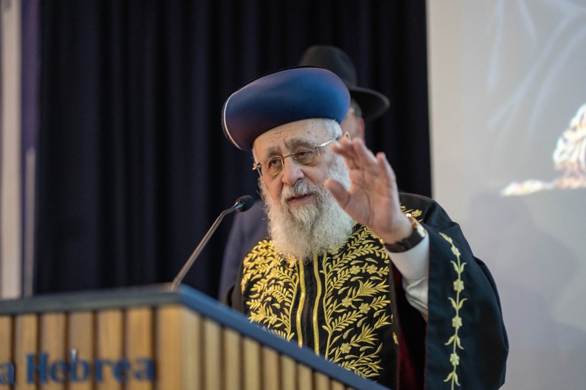 "רק בכסף": הראשון לציון הגר"י יוסף | צילום: יעקב כהן