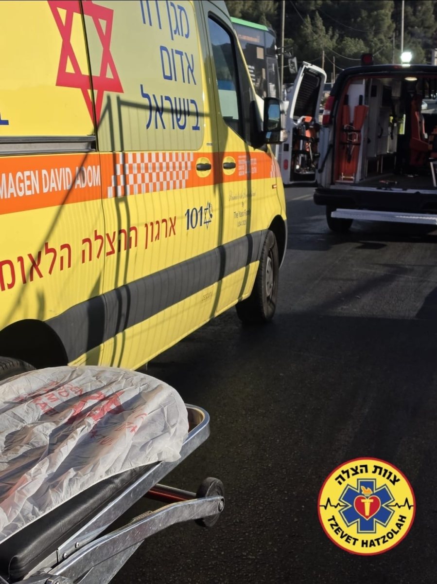 התנגש עם הבימבה - זירת התאונה | צילום: דוברות צוות הצלה
