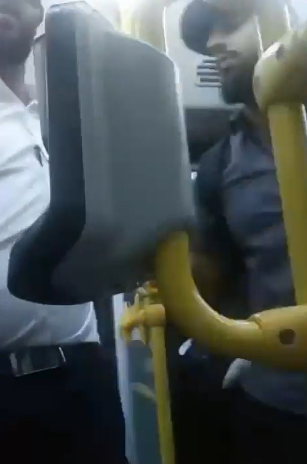 מתוך הסרטון האלים | מקור: ינון מגל רשת X (כתוביות: ירושלים החרדית)