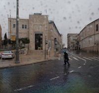גשם בירושלים | shutterstock