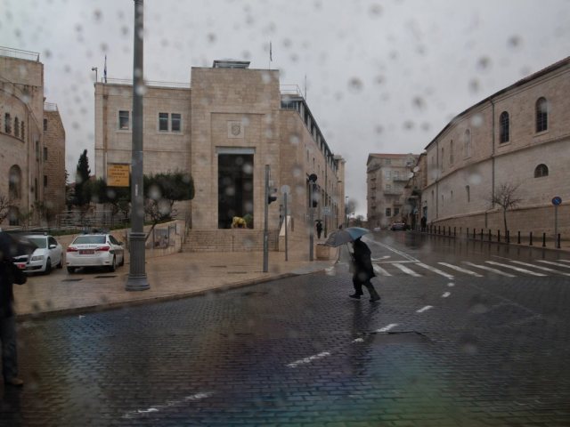 גשם בירושלים | shutterstock