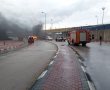 תאונה קשה: איבד שליטה, נכנס במשאית חונה והרכב עלה באש