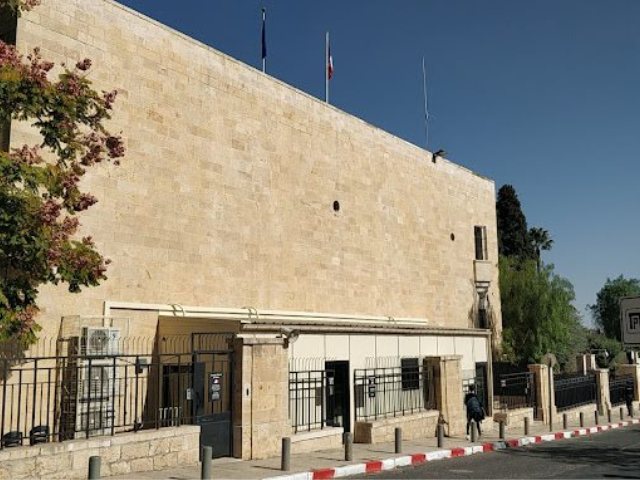 הקונסוליה הצרפתית בירושלים. צילום: Moises Zack via Google Maps