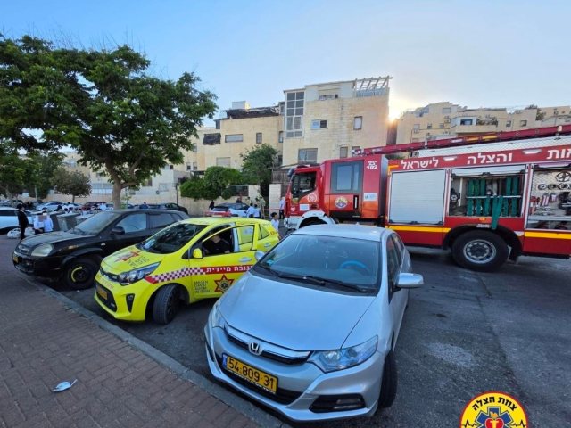 זירת השריפה המחרידה | צוות הצלה