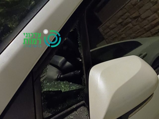 הרכב שנופץ בניסיון הגניבה בליל שבת | עדכוני רמות