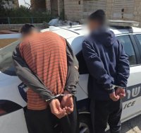 שני המסתננים שנתפסו | דוברות המשטרה