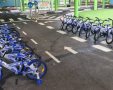 עשרות זוגות אופניים ללמידה בטוחה